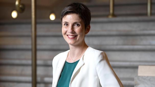 <p>Seit 100 Tagen im Amt: Aline Sam-Giao, Direktorin der Lütticher Philharmoniker.</p>