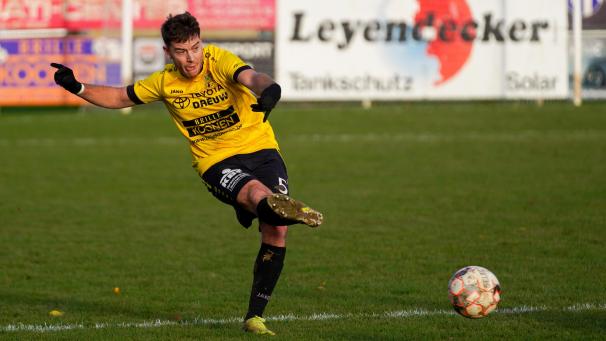 <p>Romain Bernard kehrt nach abgesessener Gelbsperre wieder in den Raerener Kader zurück.</p>