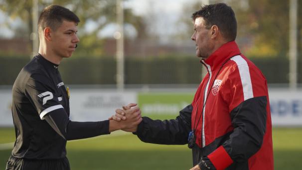 <p>FC-Trainer Patrick Kriescher</p>