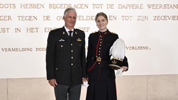 <p>Belgiens König Philippe (links)und Kronprinzessin Elisabeth (rechts) im September 2023</p>