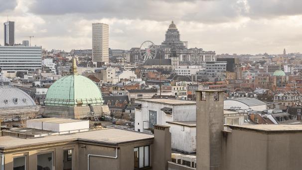 <p>Ein Blick von oben auf die Hauptstadt</p>