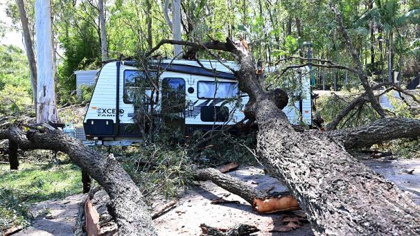 <p>Das Unwetter sorgte in Australien für Zerstörung.</p>
