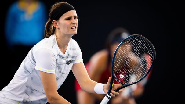 <p>Greet Minnen steht im Doppelfinale von Brisbane.</p>