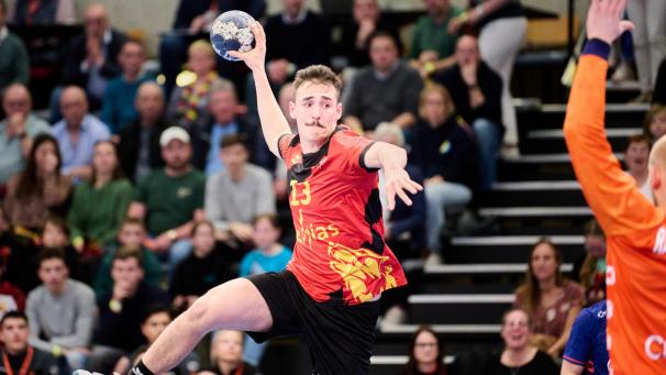 <p>Der Ostbelgier Nick Braun in Aktion</p>