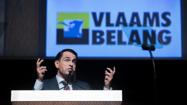 <p>Keiner gibt in sozialen Medien mehr Geld aus: Vlaams-Belang-Chef Tom Van Grieken</p>