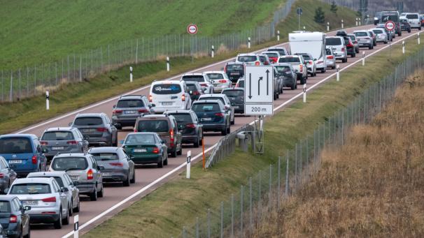 <p>2023 gab es in Belgien mehr Staus als jemals zuvor.</p>