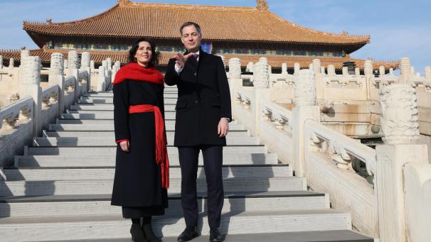 <p>Am Donnerstag besuchten De Croo und Lahbib die Verbotene Stadt in Peking.</p>