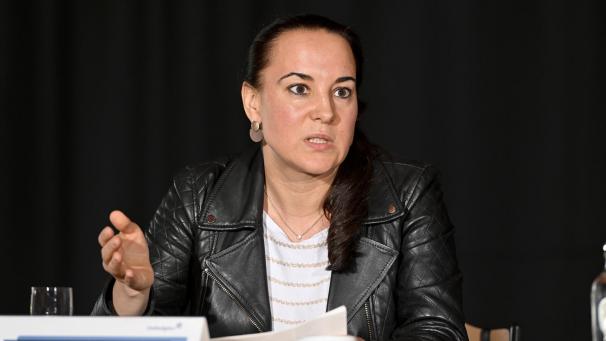 <p>Ministerin Lydia Klinkenberg</p>