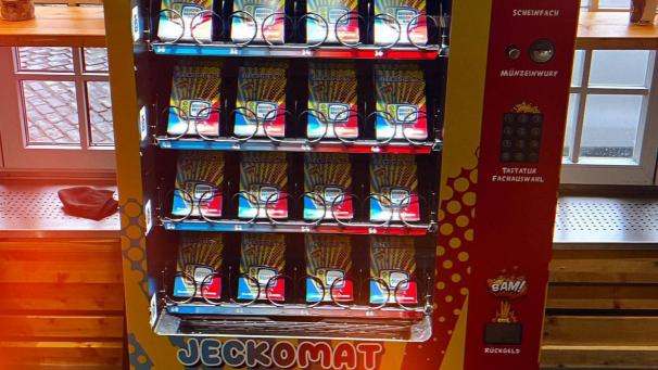 <p>Der „Jeckomat“ ist prall gefüllt.</p>