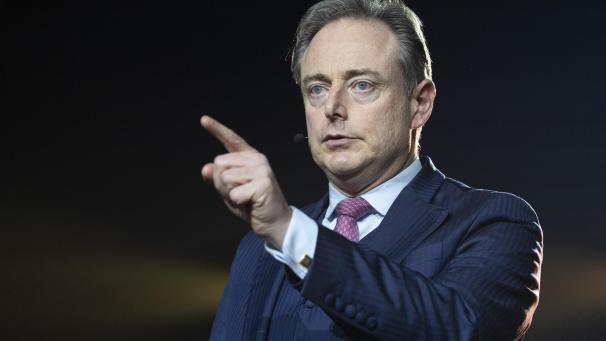 <p>Bart De Wever beim Neujahrsempfang seiner Partei am vergangenen Samstag.</p>
