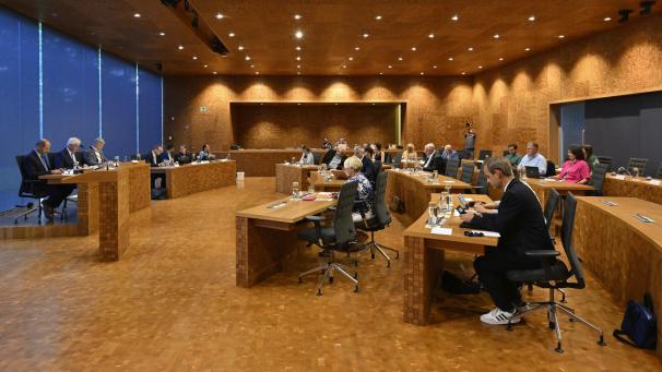 <p>Blick ins Parlament der DG</p>