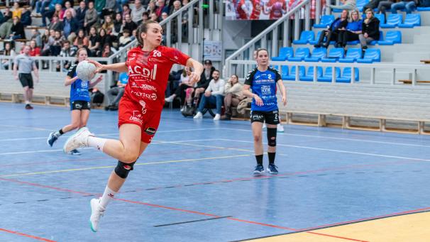 <p>Nolwen Dattolico (sechs Tore) und Eupen fahren die ersten Punkte 2024 ein.</p>