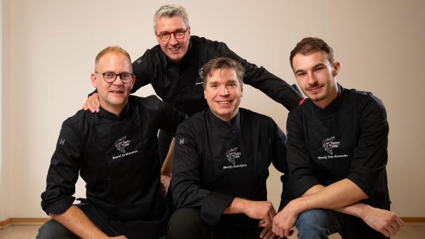 <p>Haben Belgien zum Erfolg geführt: Jean-Philippe Darcis, Marijn Coertjens, Djordy Van Kemseke und Raoul Andriessen.</p>