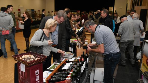<p>Die Weinmesse findet traditionell am letzten Wochenende im Januar statt.</p>