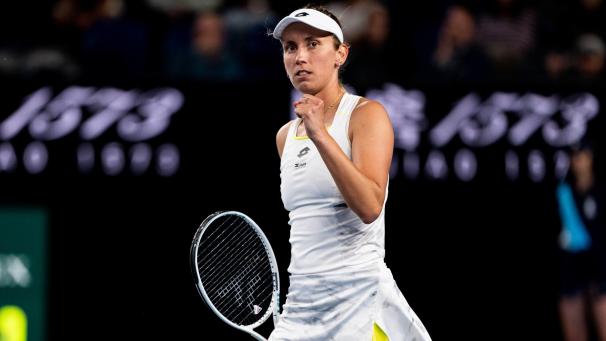 <p>Elise Mertens steht im Doppelfinale von Melbourne.</p>