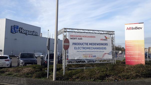 <p>Ein Blick auf die Brauerei in Hoegaarden</p>