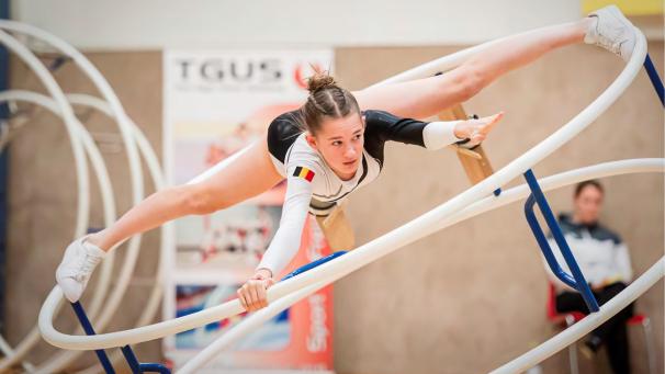 <p>Laura Schmitz gewann in Basel die Silbermedaille.</p>