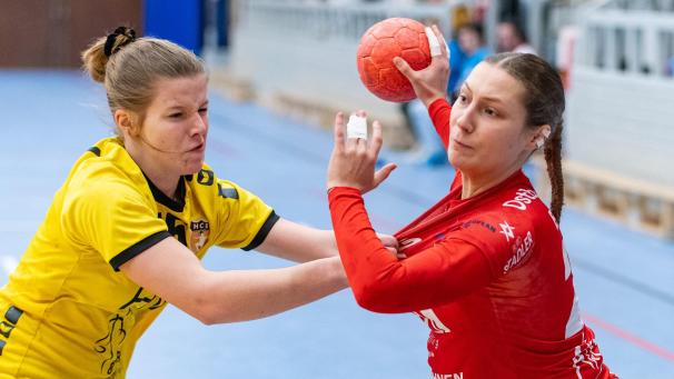 <p>Klar durchgesetzt: Nach der Pause sind Lauranne Beckers und die KTSV im Heimspiel gegen Sprimont nicht mehr zu stoppen.</p>