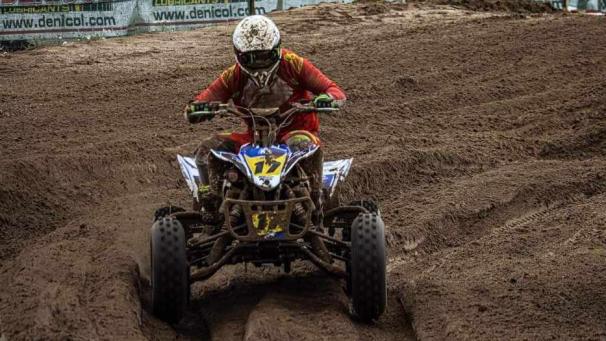 <p>Mathias Heyen (35) aus Emmels fährt seit 15 Jahren Quadrennen.</p>