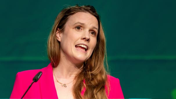 <p>Die Deutsche führt die europäischen Grünen als Spitzenkandidatin in die diesjährige Europawahl</p>