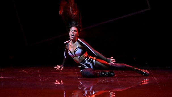 <p>Noa Kirel, Sängerin aus Israel, tritt mit ihrem Song Unicorn beim ersten Halbfinale des Eurovision Song Contest 2023 in Liverpool auf.</p>