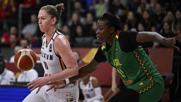 <p>Emma Meesseman steuerte 32 Punkte zum Erfolg der „Cats“ gegen den Senegal bei.</p>