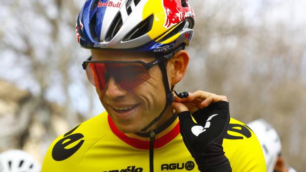 <p>Ein Plattfuß 50 Kilometer vor dem Ziel der Classic Jaen verhindert ein perfektes Wochenende für Wout van Aert.</p>