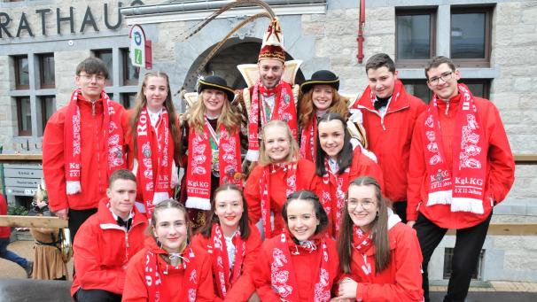 <p>Prinz Yannick I., seine Pagen Anabel und Anika und ihre „Entourage“ hatten sich sehr auf den großen Tag gefreut.</p>