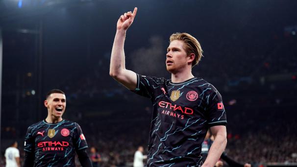 <p>Kevin De Bruyne ragt beim 3:1-Sieg von Manchester City in Kopenhagen mit einem Tor und zwei Vorlagen heraus.</p>