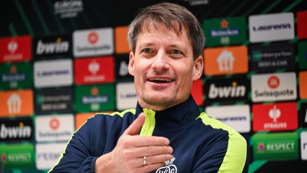 <p>Union-Coach Alexander Blessin</p>