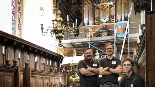 <p>Im September 2022 reiste ein Team aus Stavelot nach Oxford, um die Orgel abzubauen.</p>