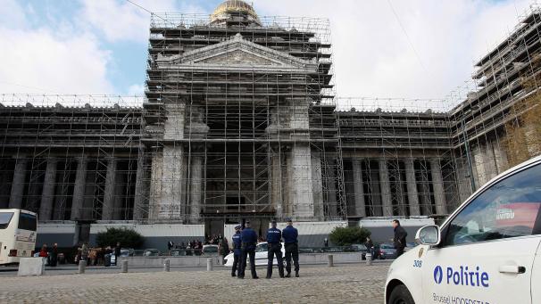 <p>Auch im Brüsseler Justizpalast wurde ein Pulverbrief entdeckt.</p>