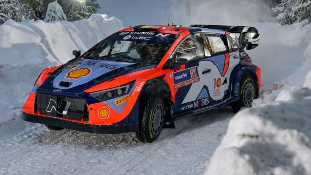 <p>Der St.Vither Thierry Neuville (Hyundai) liegt in Schweden nur auf dem elften Platz.</p>