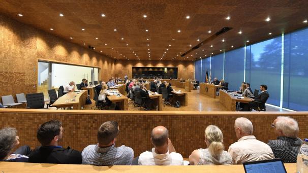 <p>Blick ins Parlament der DG</p>