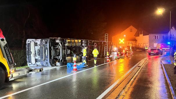 <p>Ein Blick auf die Unglücksstelle</p>