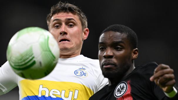 <p>Saint-Gilloise (mit Alessio Castro-Montes) steht nach einem 2:1-Sieg in Frankfurt im Achtelfinale der Conference League.</p>