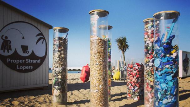 <p>Die belgischen Strände weisen zu viel Abfall auf.</p>