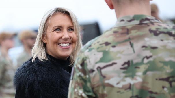 <p>Verteidigungsministerin Ludivine Dedonder</p>