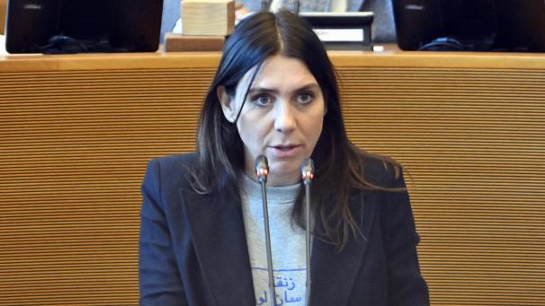 <p>Christine Mauel vertritt die Deutschsprachigen auf der MR-Liste zu den Regionalwahlen auf Platz 2.</p>