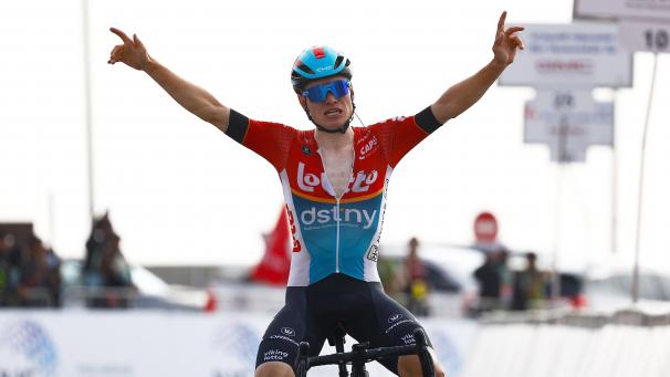 <p>Holte am Sonntag den Gesamtsieg: Lennert Van Eetvelt.</p>