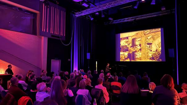 <p>Der Pianist Johann Dupont und der Stummfilm-Klassiker „Steamboat Bill Jr.“ harmonierten perfekt.</p>