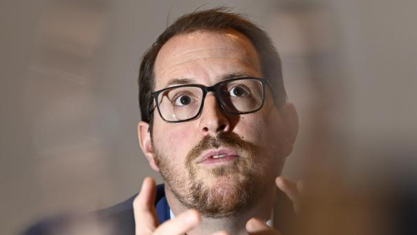 <p>CSP-Präsident Jérôme Franssen im Gespräch mit dem GrenzEcho</p>