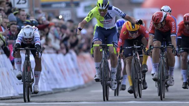 <p>Der Schnellste: Laurenz Rex aus Raeren gewinnt das zweite Profirennen seiner Karriere.</p>