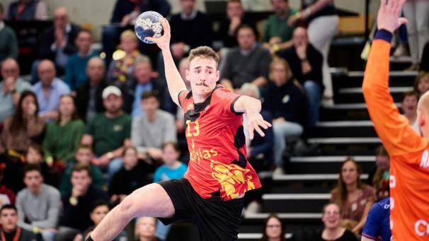 <p>Nick Braun ist gegen Italien wieder für die „Red Wolves“ am Ball.</p>