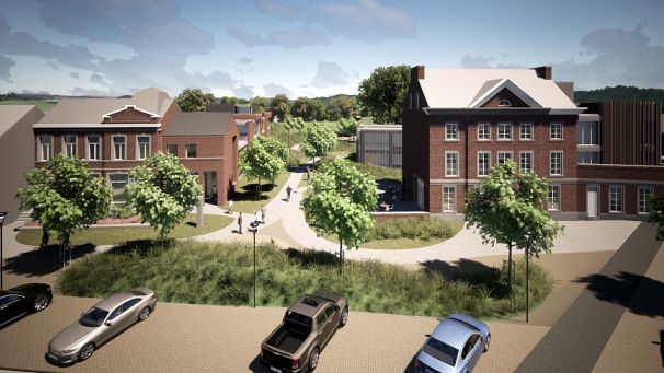 <p>Der Ortskern von Aubel wird sich komplett neu darstellen.</p>