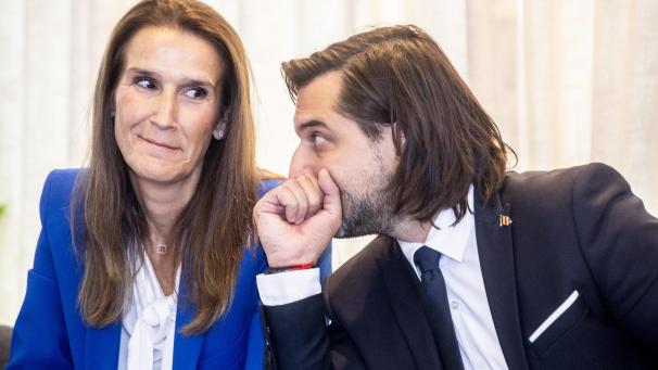 <p>Georges-Louis Bouchez musste sich dem Willen von Sophie Wilmès beugen</p>