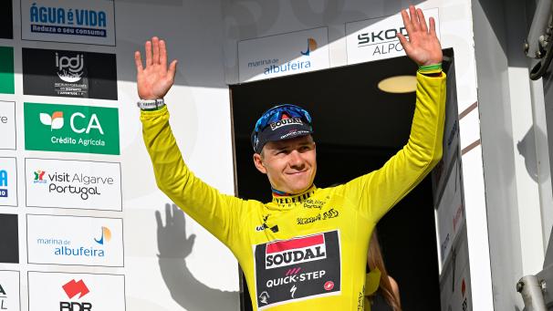 <p>Siegerpose: Remco Evenepoel hatte 2024 schon reichlich Grund zum Jubeln.</p>