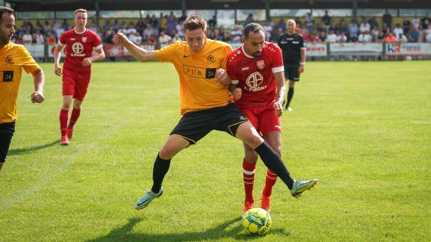 <p>Nach einer Saison verlässt Joé Veithen (links) Bütgenbach wieder.</p>