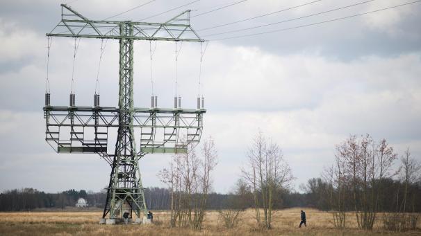 <p>In der Tesla-Autofabrik in Grünheide steht die Produktion wegen des dadurch verursachten Stromausfalls still.</p>