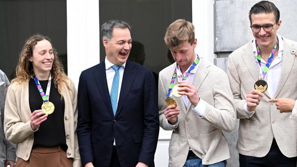 <p>Empfang der WM-Helden.</p>